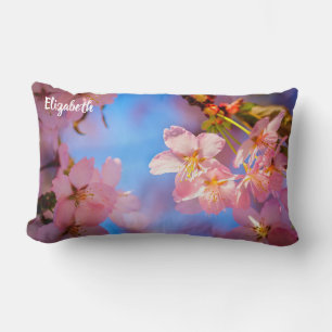 Coussin Rectangle Lumière Du Soleil Sur Les Fleurs Sakura