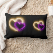 Coussin Rectangle Lumière en forme de coeur (Couverture)