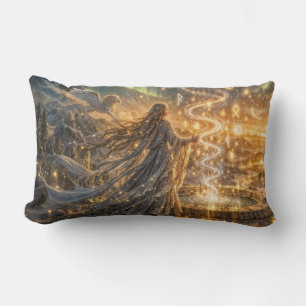 Coussin Rectangle Lumière Fantastique Dorée Elfique – Fantastique Im