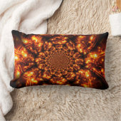 Coussin Rectangle Lumières scintillantes dorées (Couverture)