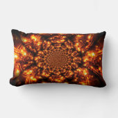 Coussin Rectangle Lumières scintillantes dorées (Recto)