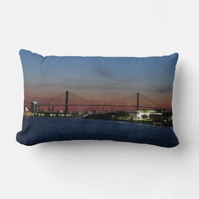 Coussin Rectangle Luminaire Talmadge Bridge (Recto)