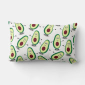 Coussin Rectangle M. Avocado Pattern (Verso)