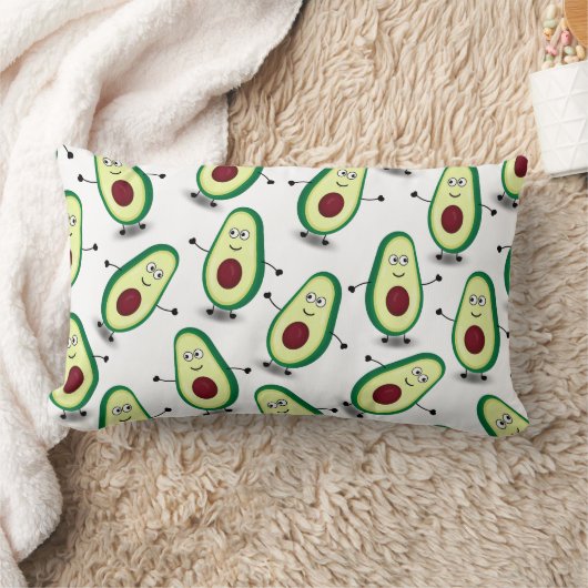 Coussin Rectangle M. Avocado Pattern (Couverture)