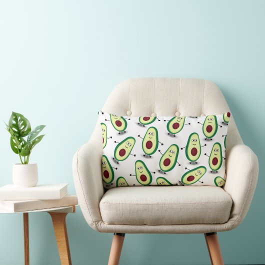 Coussin Rectangle M. Avocado Pattern (Chaise)