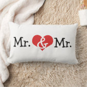 Coussin Rectangle M. et M. Two Grooms Mariage Gift (Couverture)