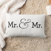 Coussin Rectangle M. et M. Two Grooms Mariage Gift (Couverture)