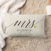 Coussin Rectangle M. et Mme Mariage personnalisé Gift-2 (Couverture)