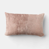 Coussin Rectangle M. et Mme roses Monogram Wedding d'or de Faux (Verso)