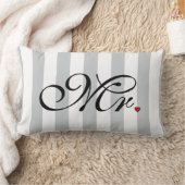 Coussin Rectangle M. Husband Groom Click pour customiser des rayures (Couverture)