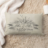 Coussin Rectangle M. & Mme Etabli, Antique Stained Inspiré (Couverture)