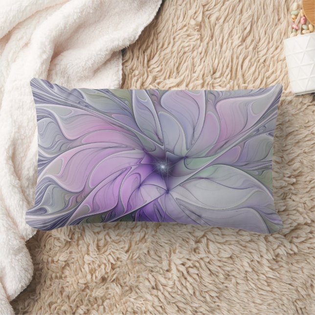 Coussin Rectangle Magnifique beauté moderne abstraite fleur d'art fr (Couverture)