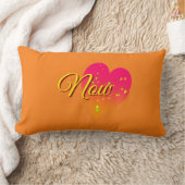Coussin Rectangle Maintenant cœur (Couverture)