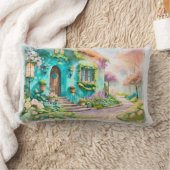 Coussin Rectangle Maison de rêve à Bloomlight - Plaid 21x13 (Couverture)