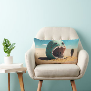 Coussin Rectangle Maison du monstre du désert