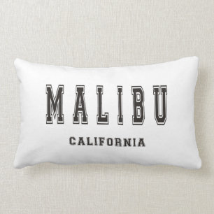 Coussin Rectangle Malibu la Californie