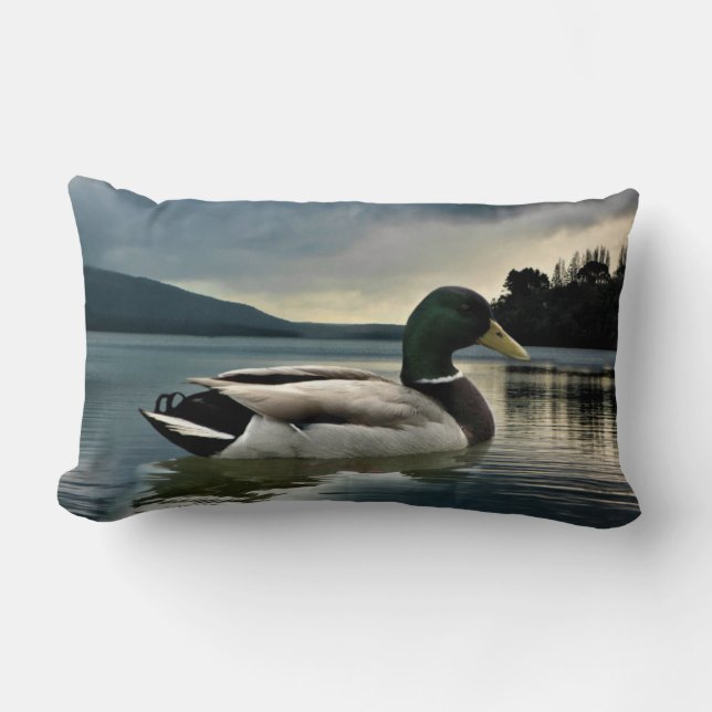 Coussin Rectangle Mallard Duck (Recto)