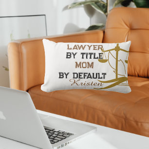 Coussin Rectangle Maman avocate drôle, loi de la fête des mères