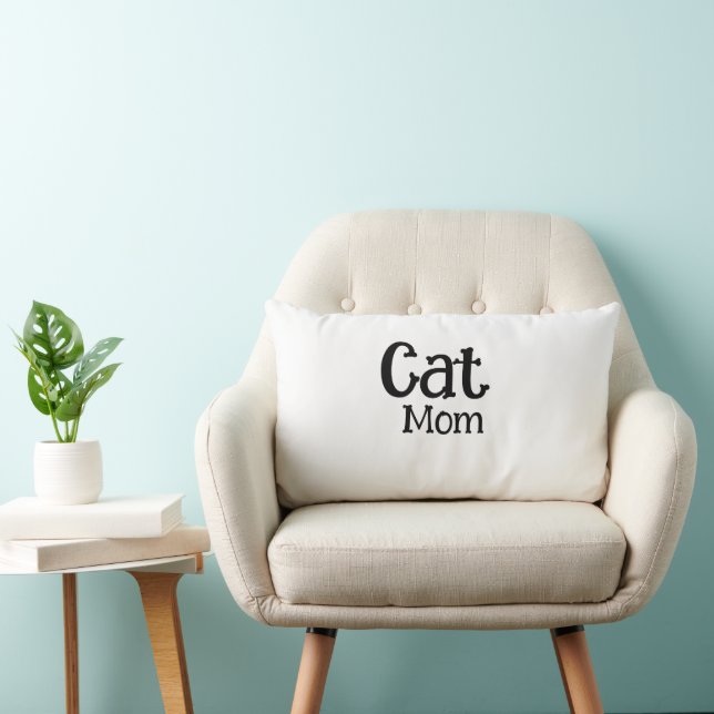 Coussin Rectangle Maman de chat (Chaise)