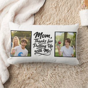 Coussin Rectangle Maman drôle merci de supporter 2 Photo