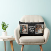 Coussin Rectangle Maman n'est pas facile Pinceau Script Deux 2 Photo (Chaise)