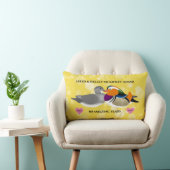 Coussin Rectangle Mandarin Canards Amateurs Toute année Anniversaire (Chaise)