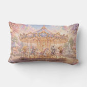 Coussin Rectangle Manège magique de la jungle des rêves (Verso)