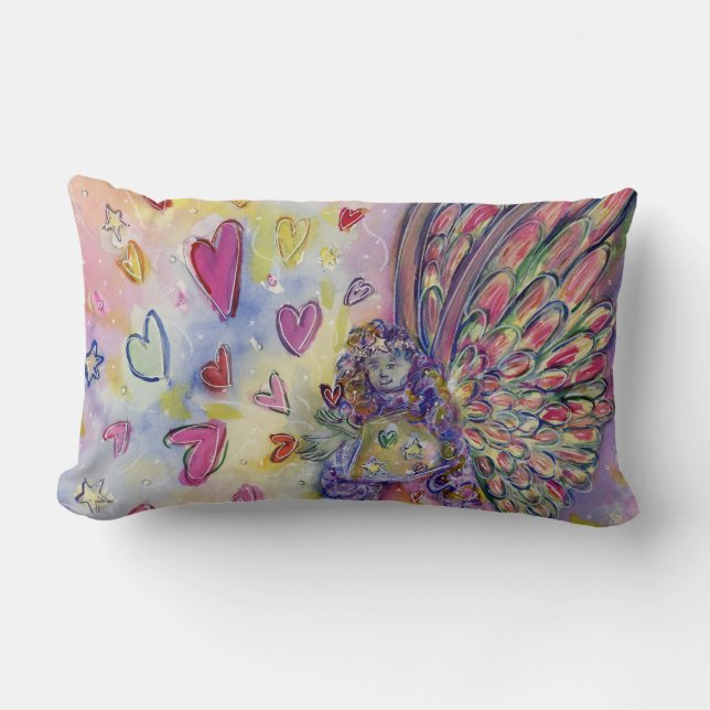 Coussin Rectangle Manifestation Universe Guardian Angel Jetons Oreil (Recto)