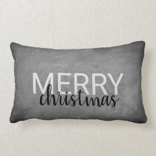 Coussin Rectangle Manuscrit fait sur commande de Joyeux Noël de