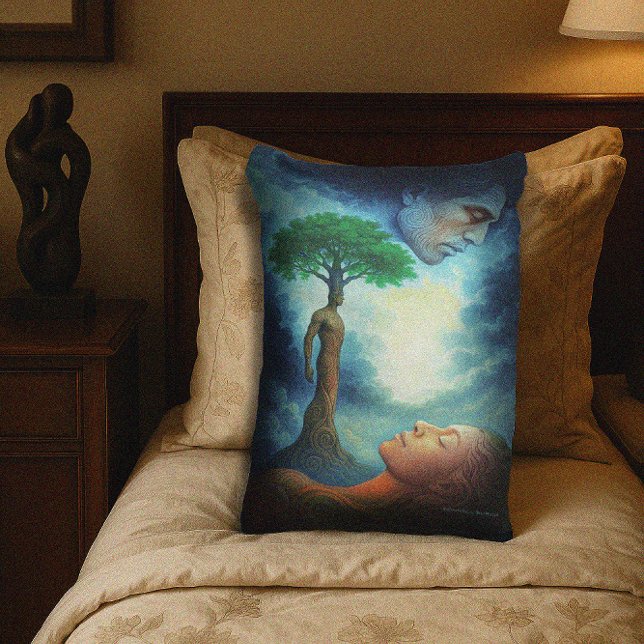 Coussin Rectangle Maori Création Mythe Art (Créateur téléchargé)