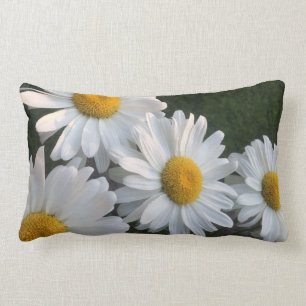 Coussin Rectangle Marguerites blanches