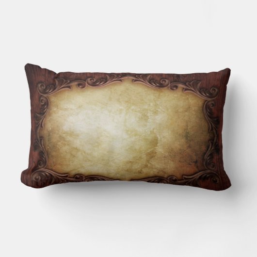 Coussin Rectangle mariage campagnard occidental de typographie (Recto)