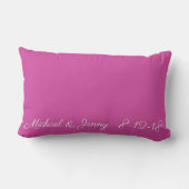 Coussin Rectangle Mariage de l'équipe mariée mariée mariée (Verso)