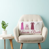 Coussin Rectangle Mariage de l'équipe mariée mariée mariée (Chaise)