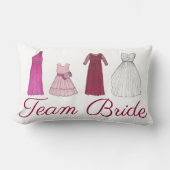 Coussin Rectangle Mariage de l'équipe mariée mariée mariée (Recto)