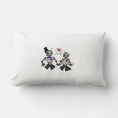 Coussin Rectangle Mariage de robot (Recto)