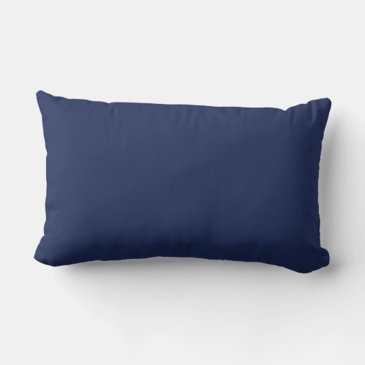 Coussin Rectangle Marine Blue Gold Girl Script Monogramme Nom Modern (Verso)