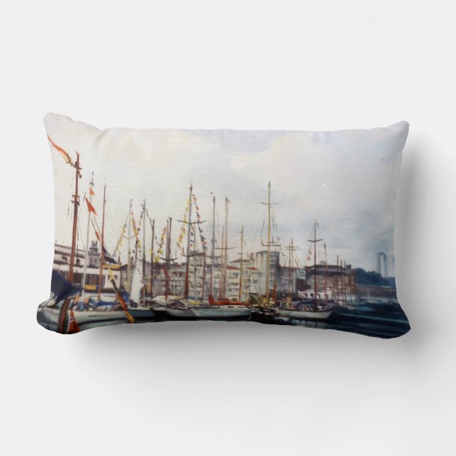 Coussin Rectangle Marine/Marine/Marinez (Recto)