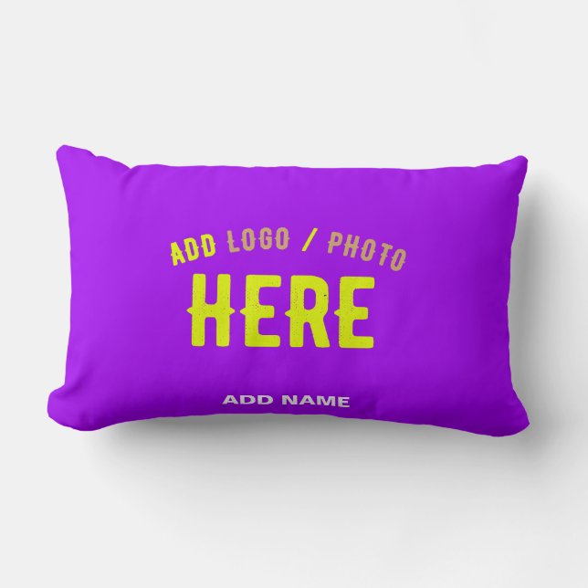 COUSSIN RECTANGLE MARQUE VÉRIFIÉE DE VIOLET MODERNE ET PERSONNALISAB (Recto)