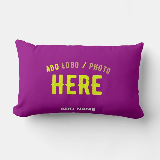 COUSSIN RECTANGLE MARQUE VERIFIEE VIOLET PERSONNALISABLE MODERNE ET  (Recto)