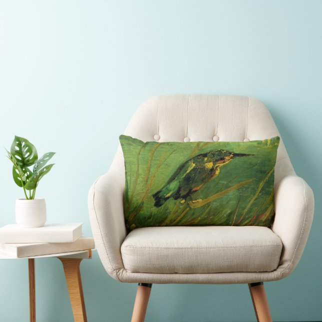 Coussin Rectangle Martin-pêcheur par Vincent van Gogh (Chaise)