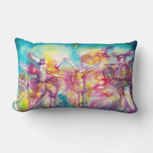 Coussin Rectangle MASQUERADE BALL, Mardi Gras Masques, Danse, Musiqu