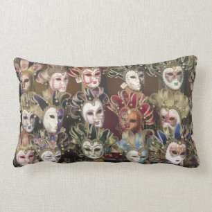 Coussin Rectangle Masques de carnaval, Italie, coussin, dos de