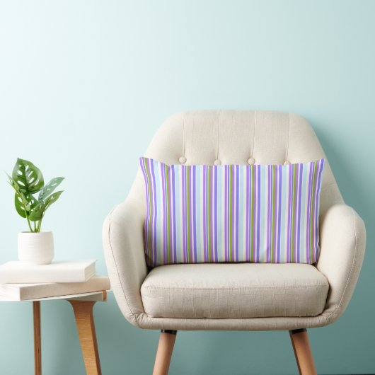 Coussin Rectangle MAZIPOODLES Rayures Spaghetti 14 (Chaise)