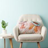 Coussin Rectangle Méduse, Discomedusae par Ernst Haeckel (Chaise)