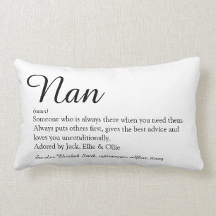 Coussin Rectangle Meilleure Grand-mère de tous les temps, Définition