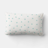 Coussin Rectangle menthe de //de forme de rectangle de geo de (Verso)