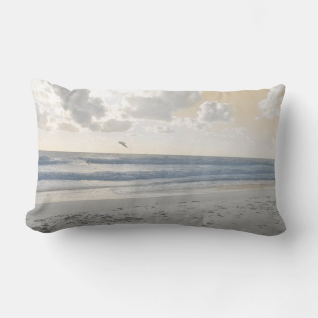 Coussin Rectangle Mer Serene (Recto)
