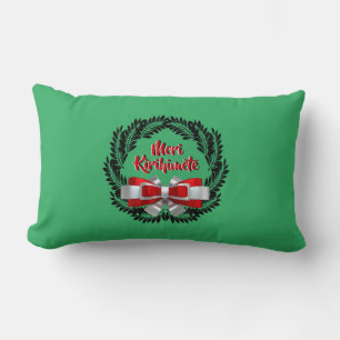 Coussin Rectangle Meri Kirihimete Maori pour Joyeux Noël