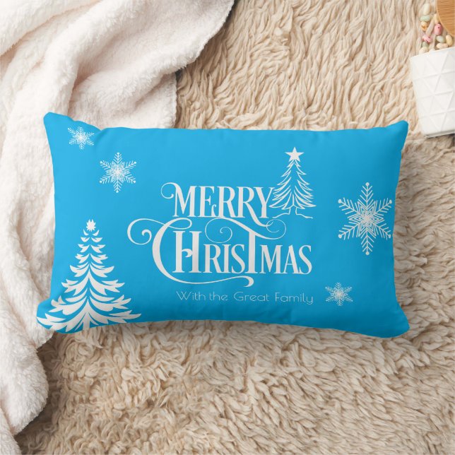Coussin Rectangle Merry Christmas (Couverture)